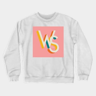 Wild Society Pink Logo Crewneck Sweatshirt